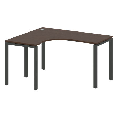 Стол криволинейный левый Metal System Style БП.СА-3 Л 1400x1200x750