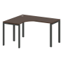 Стол криволинейный левый Metal System Style БП.СА-3 Л 1400x1200x750