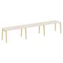 Рабочая станция на деревянных опорах Onix Wood OW.RS-3.3.7 4140x720x750