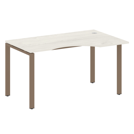 Стол криволинейный правый Metal System Style БП.СА-2 Пр 1400x900x750