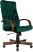Кресло руководителя T-9928WALNUT Fabric зеленый Italia Green крестов. металл/дерево