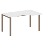 Стол криволинейный правый Metal System Style БП.СА-2 Пр 1400x900x750