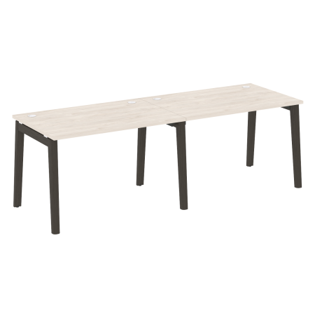 Рабочая станция на деревянных опорах Onix Wood OW.RS-2.2.8 2360x800x750