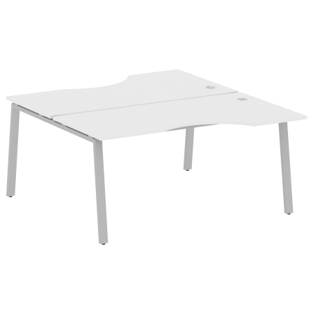 Рабочая станция криволинейная Metal System Style БА.РАС-СА-2.1 1600x1835x750