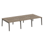 Рабочая станция на деревянных опорах Onix Wood OW.D.RS-6.2.8 3540x1635x750