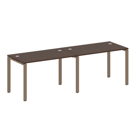 Рабочая станция на 2 раб.места Metal System Style БП.СМ-2.2 2400x720x750
