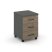 Тумба мобильная 3 ящика стандартные колеса SN.TM-002 (416х460х611)
