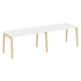 Рабочая станция на деревянных опорах Onix Wood OW.RS-2.3.8 2760x800x750