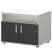 Тумба для оргтехники Смарт СМТ-2ДН Тип1 800x600x625
