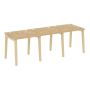 Рабочая станция на деревянных опорах Onix Wood OW.RS-3.0.8 2340x800x750
