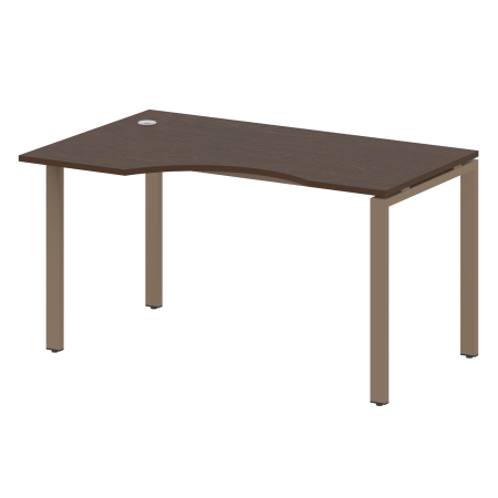 Стол криволинейный левый Metal System Style БП.СА-2 Л 1400x900x750