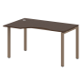 Стол криволинейный левый Metal System Style БП.СА-2 Л 1400x900x750
