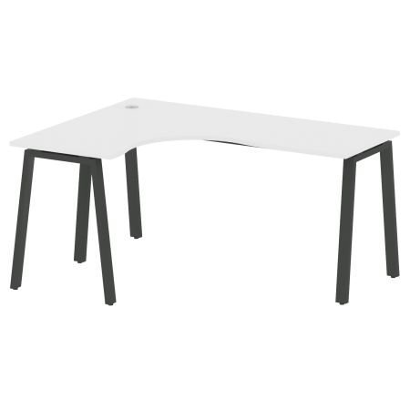 Стол криволинейный левый Metal System Style БА.СА-4 Л 1600x1200x750
