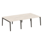 Рабочая станция на деревянных опорах Onix Wood OW.D.RS-6.1.8 2940x1635x750