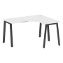 Стол криволинейный правый Metal System Style БА.СА-3 Пр 1400x1200x750