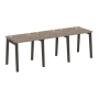Рабочая станция на деревянных опорах Onix Wood OW.RS-3.0.7 2340x720x750
