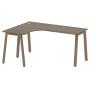 Стол криволинейный левый Metal System Style БА.СА-4 Л 1600x1200x750