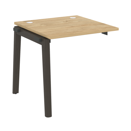 Наборный элемент рабочей станции на деревянных опорах Onix Wood OW.1.NRS-0.8 780x800x750