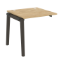 Наборный элемент рабочей станции на деревянных опорах Onix Wood OW.1.NRS-0.8 780x800x750