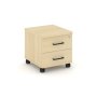 Тумба мобильная 2 ящика стандартные колеса SN.TM-001 (416х460х437)