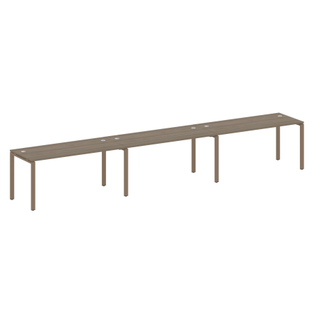 Рабочая станция на 3 раб. места Metal System Style БП.СМ-3.4 4800x720x750