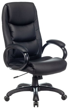 Кресло руководителя CH-S840N черный эко.кожа крестов. пластик (Черный)