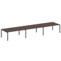 Переговорный стол 3 столешницы Metal System Style БП.ПРГ-3.5 5400x1235x750