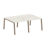 Рабочая станция на 4 рабочих места на А-образном м/к Metal System Style БА.СМ-4.1 2000x1475x750