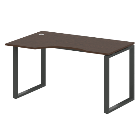 Стол криволинейный левый Metal System Style БО.СА-2 Л 1400x900x750