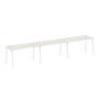 Рабочая станция на 3 рабочих места на А-образном м/к Metal System Style БА.СМ-3.3 4200x720x750