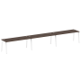 Рабочая станция на 3 рабочих места на А-образном м/к Metal System Style БА.СМ-3.5 5400x720x750
