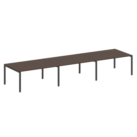 Переговорный стол 3 столешницы Metal System Style БП.ПРГ-3.4 4800x1235x750