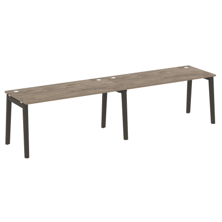 Рабочая станция на деревянных опорах Onix Wood OW.RS-2.4.7 3160x720x750
