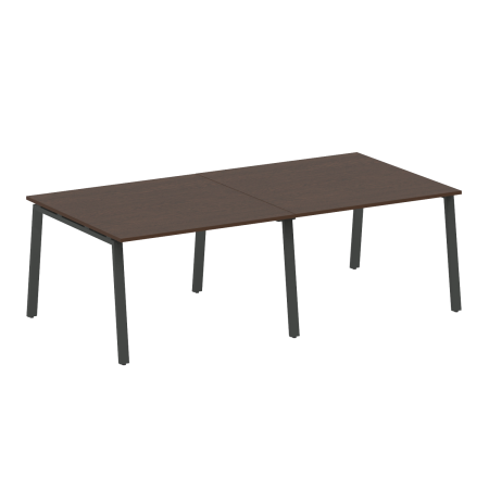 Стол для переговоров (2 столешницы) на А-образном м/к Metal System Style БА.ПРГ-2.2 2400x1235x750