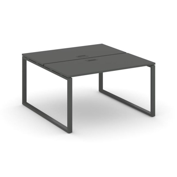 Рабочая станция 2-х сторонняя SN-6O.DRS-013 (1380х1432х750) (Антрацит/Металл Антрацит)