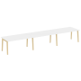 Стол переговорный на деревянных опорах Onix Wood OW.PRG-3.4 4740x980x750