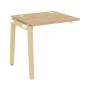 Наборный элемент рабочей станции на деревянных опорах Onix Wood OW.1.NRS-0.7 780x720x750