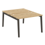 Рабочая станция на деревянных опорах Onix Wood OW.D.RS-2.2.8 1180x1635x750