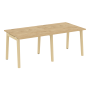 Стол переговорный на деревянных опорах Onix Wood OW.PRG-2.1 1960x980x750