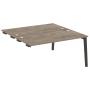 Стол-приставка двойной на деревянных опорах Onix Wood OW.D.SPR-4.8 1580x1635x750
