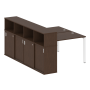 Рабочая станция с опорным шкафом-купе Metal System Style БП.РС-СШК-4.2 1610x2332x1098