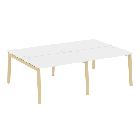 Рабочая станция на деревянных опорах Onix Wood OW.D.RS-4.2.8 2360x1635x750