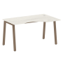 Стол криволинейный правый Metal System Style БА.СА-2 Пр 1400x900x750