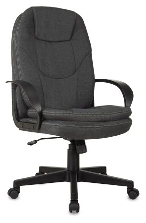 Кресло руководителя CH-868LT Fabric серый 38-417 крестов. пластик (Серый)