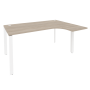 Стол эргономичный правый на П-образном м/к Onix O.MP-SA-4R 1580x1180x750