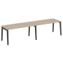 Рабочая станция на деревянных опорах Onix Wood OW.RS-2.4.8 3160x800x750