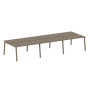 Рабочая станция на 6 рабочих места на А-образном м/к Metal System Style БА.СМ-6.3 4200x1475x750