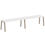 Рабочая станция на 2 рабочих места на А-образном м/к Metal System Style БА.СМ-2.5 3600x720x750
