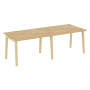 Стол переговорный на деревянных опорах Onix Wood OW.PRG-2.2 2360x980x750