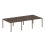 Рабочая станция на 6 раб. мест Metal System Style БП.СМ-6.1 3000x1475x750